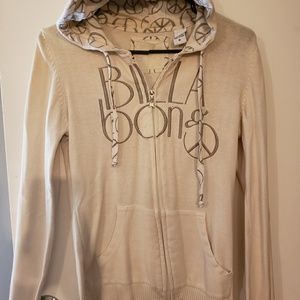 Billabong zip up sweatshirt